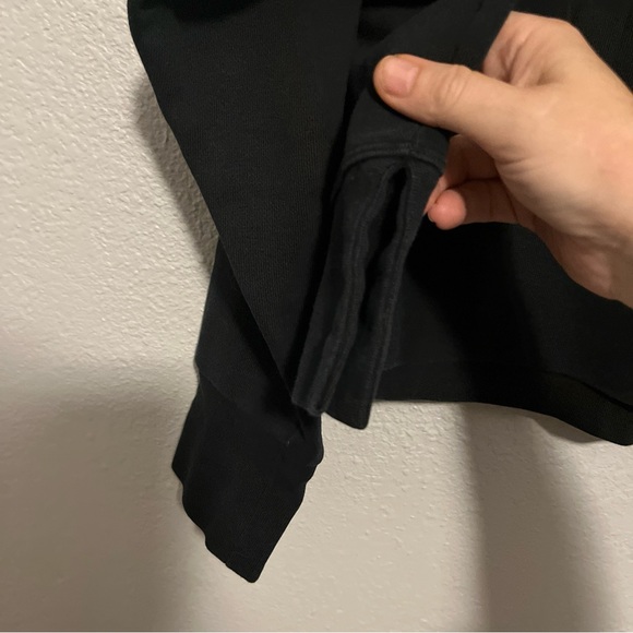 Nike Black Versa Crewneck Sweatshirt Oversized W/Side Slits Size Large - Picture 8 of 10